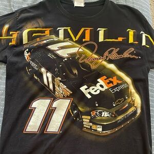 Vintage Denny Hamlin nascar tshirt